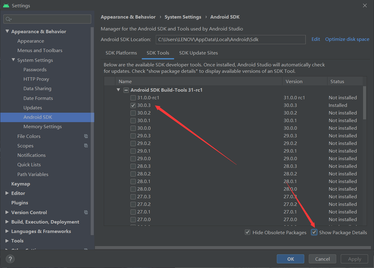 Android Studio的Failed to find Build Tools revision / Sdk Version异常问题解决 ...